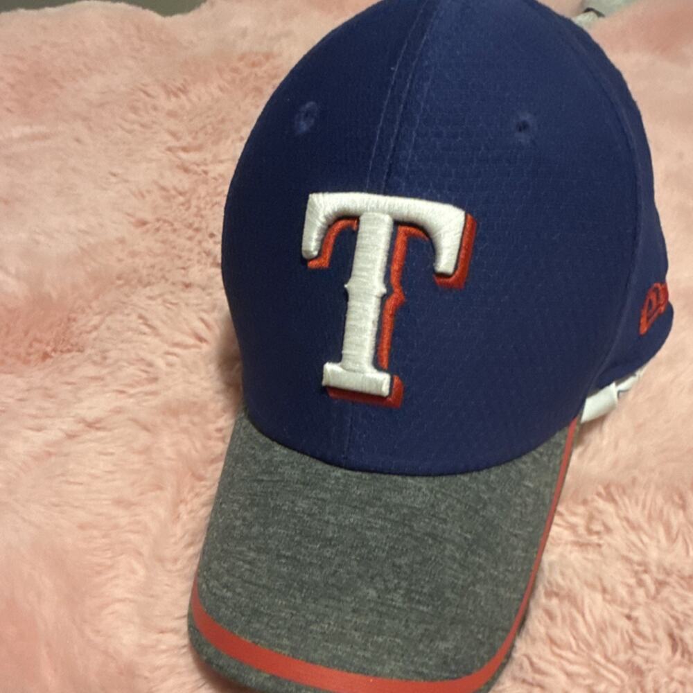 New Era Texas Rangers MLB Baseball Cap Blue Gray Red White